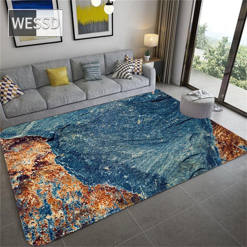 Alfombra con textura de roca para habitación, alfombra antideslizante 3D, alfombra para suelo de baño, alfombra grande y moderna para sala de estar, sofá, felpudo, puerta de entrada, alfombra de cocina
