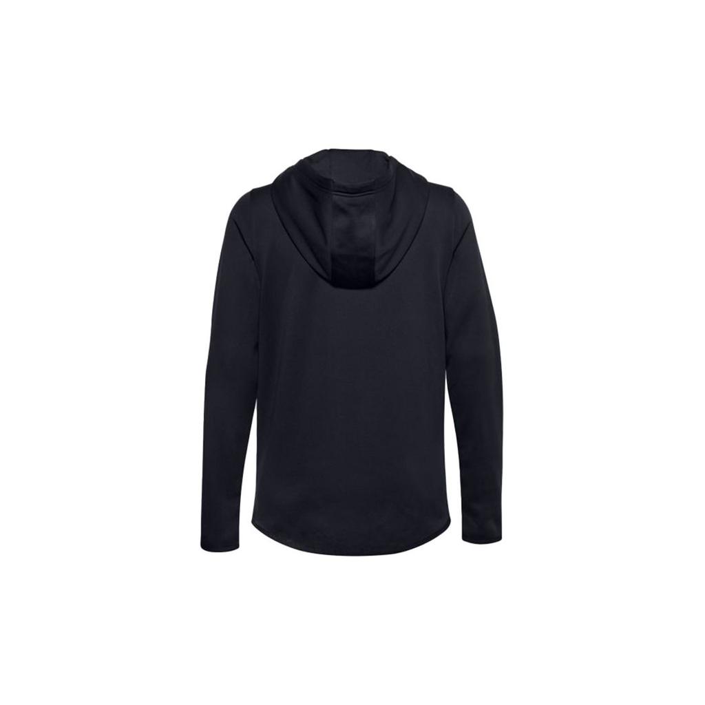 Under Armour Logo Fleece Hoodie Women Tops Black 1360295-001