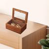 Antique Wooden Box with Clear Cover for Hobbies And Trinkets