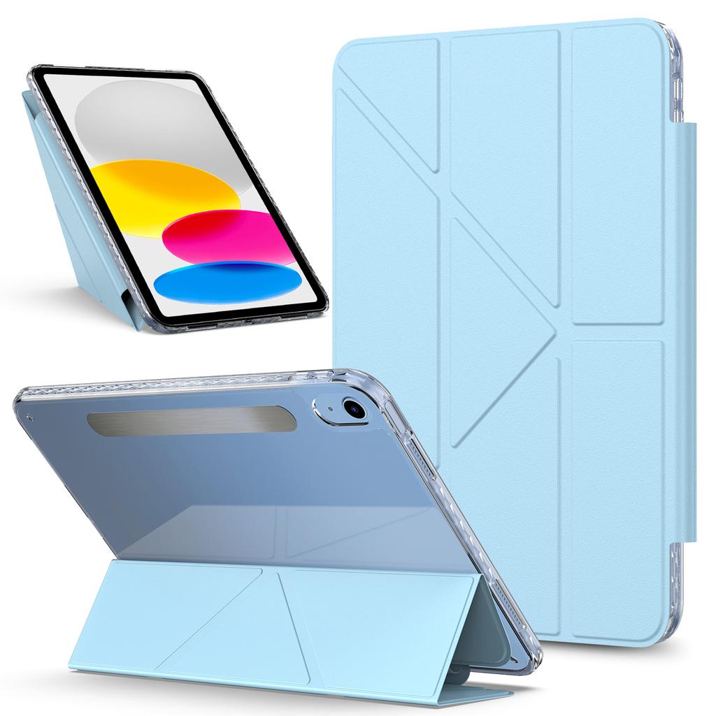 Für iPad (2025)/10.9 (2022) Tablet-Hülle Ständer Magnetisch Abnehmbare PU-Lederabdeckung mit Auto-Wake/Sleep