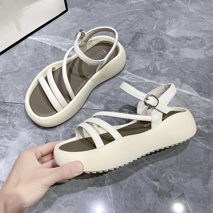 Evening Style Platform Heel Sandals