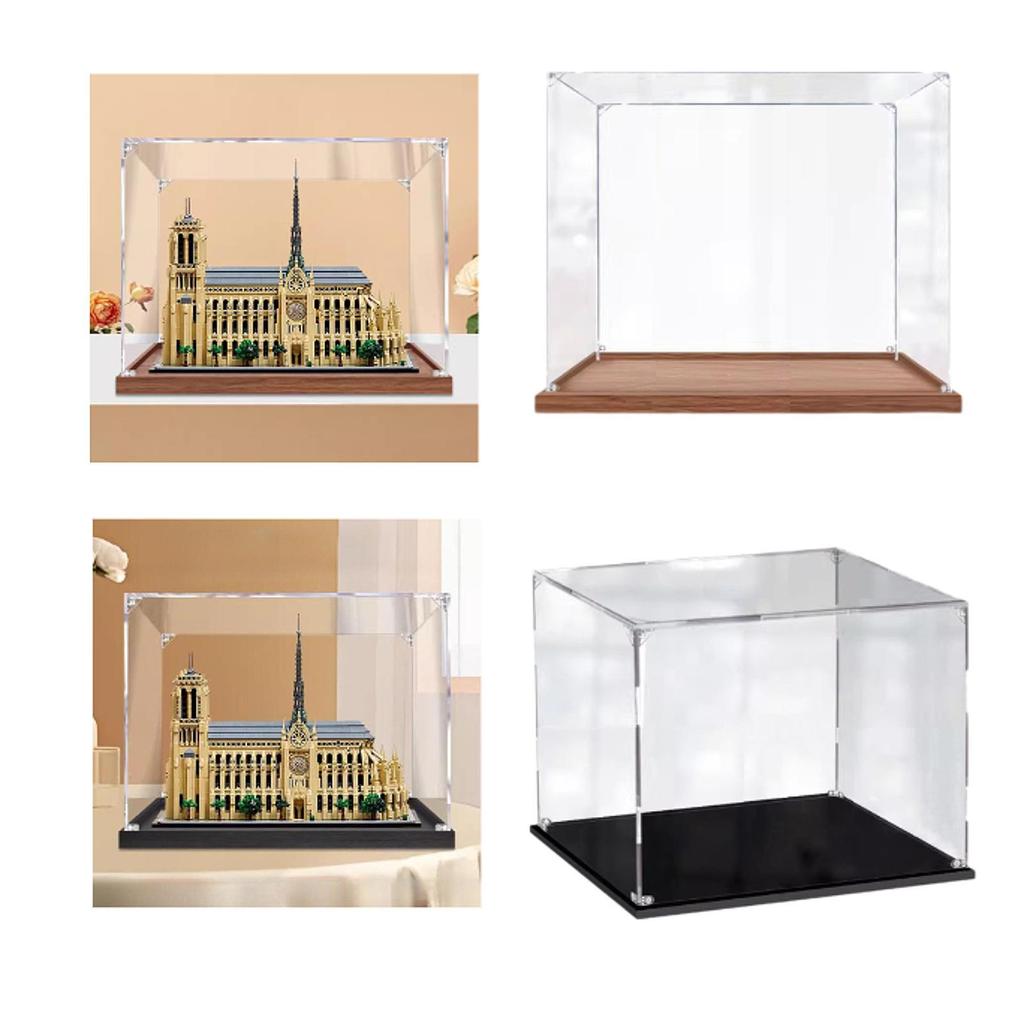 Acrylic Display Case Collectibles Box Figurine Showcase Organizer Dustproof Protection