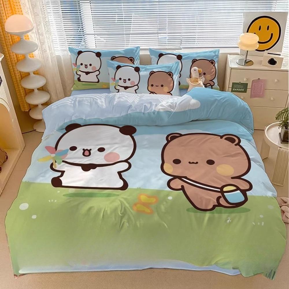 cartoon Bubu Duvet Cover pillowcase BeddingBoyGirl BedroomDecoration ChildrenGift Single Double Largebed SizeZip Duvet Cover
