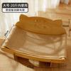 Large Cat Scratcher Lounge Chair With Sisal Rope Cover Sturdy Wooden Frame Scratch-Resistant Bed Adult Cats