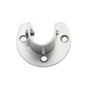 Asiento de Brida de Acero Inoxidable Barra Colgante para Armario Gancho de Tubo Soporte Fijo Asiento Fijación Accesorios de Ferretería Barra de Cortina