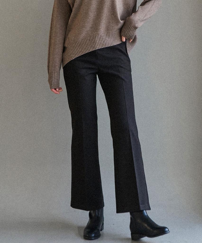Beullangyu Bliss Bootcut Fleece-Lined Slacks_3 Colors