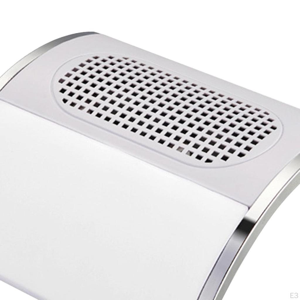 80W Nail Dust Collector Powerful Low Noise Electric for Manicure Home Salon Purple