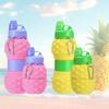 Fruit Shape Pineapple Sport Bottle Pineapple Collapsible Water Bottles  Outdoor