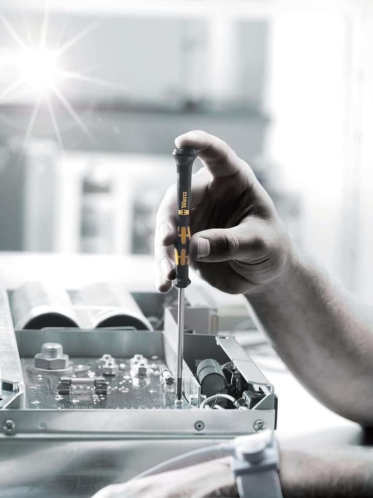 WERA Precision Screwdriver ESD Electrostatic Discharge HF Torx Micro T9 60mm Shaft 030405 1570, Protection, Screwdriver, Blade, Length,