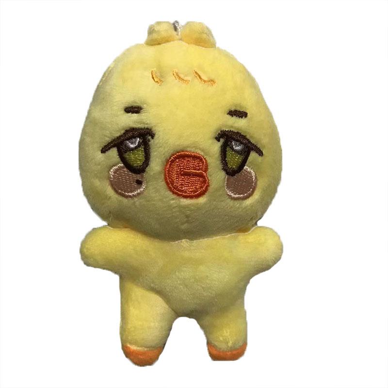 10CM Plush Pendant Keychain Design Hongjoong Seonghwa Yunho Yeosang San Ming Wooyoung Jongho Accessories