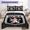 PFC CSKA Sofia Pattern Bedding uilt Set uilt Cover Pillowcase Home Decoration Birthday Gift (1 * duvet cover + 2 * pillowcase without core)