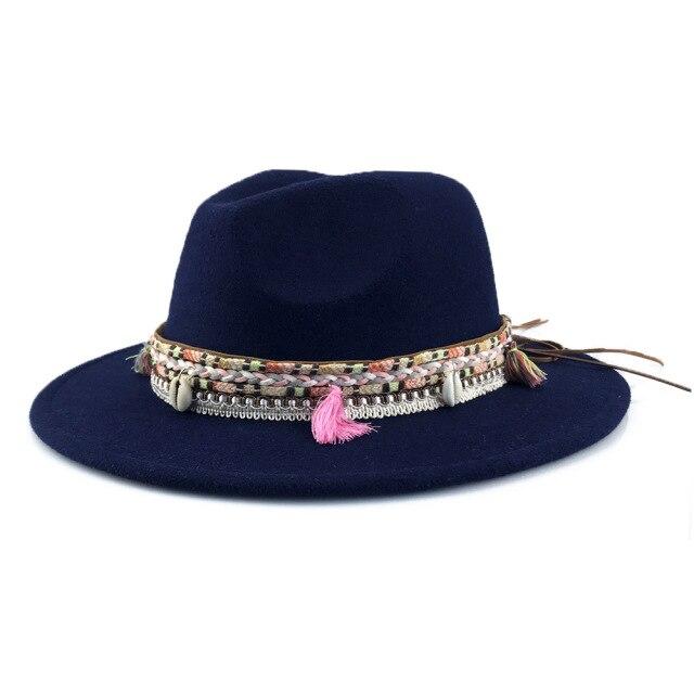 Buy Multicolor Cowboy Fedora Hat Autumn 