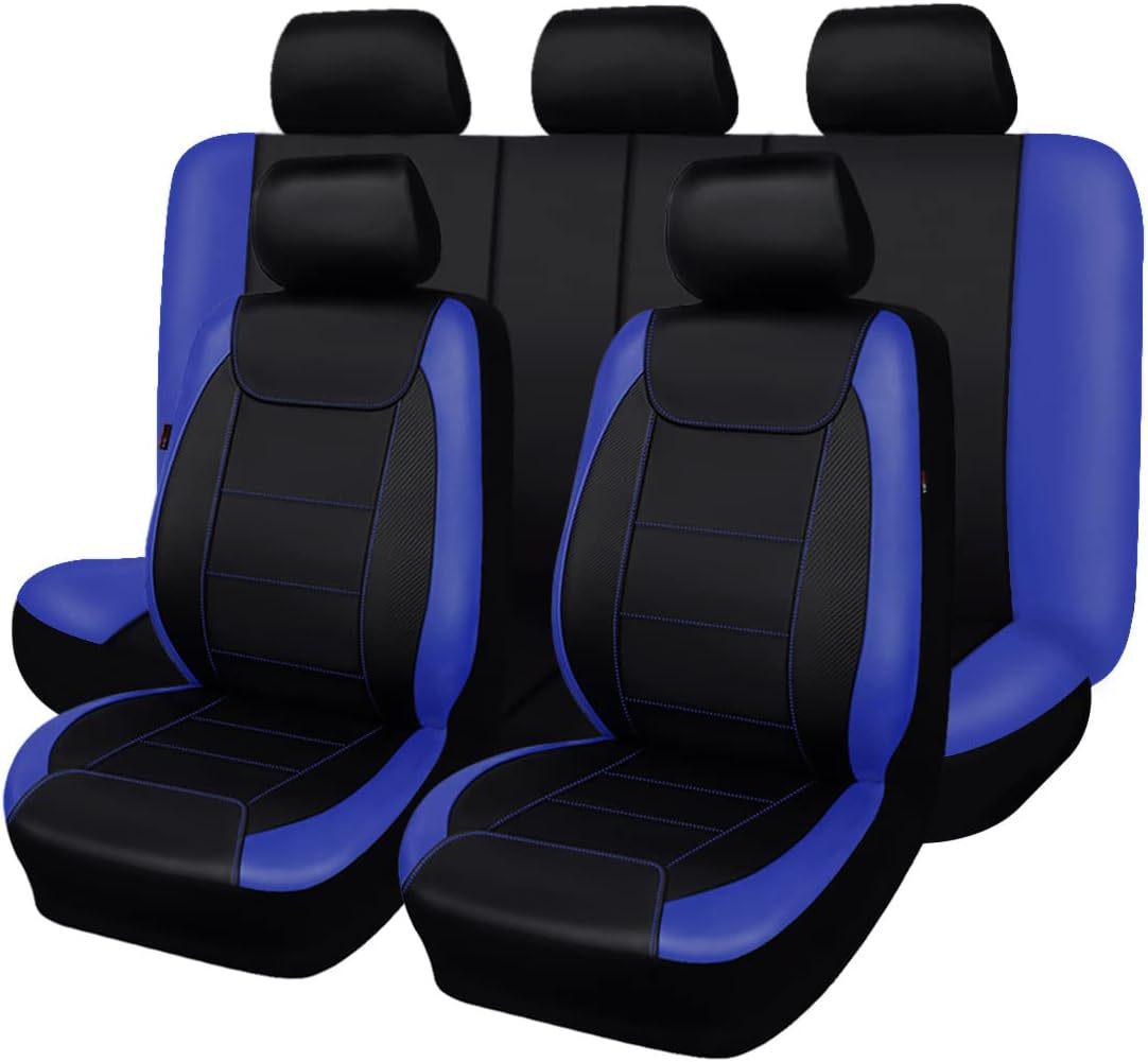 Carbon Fiber Leather Patchwork 9-Piece Universal