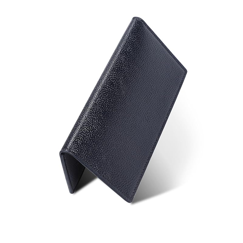 

[SAKIBI] wallet wallet men s long wallet thin compact card case bifold No coin purse (Navy)
