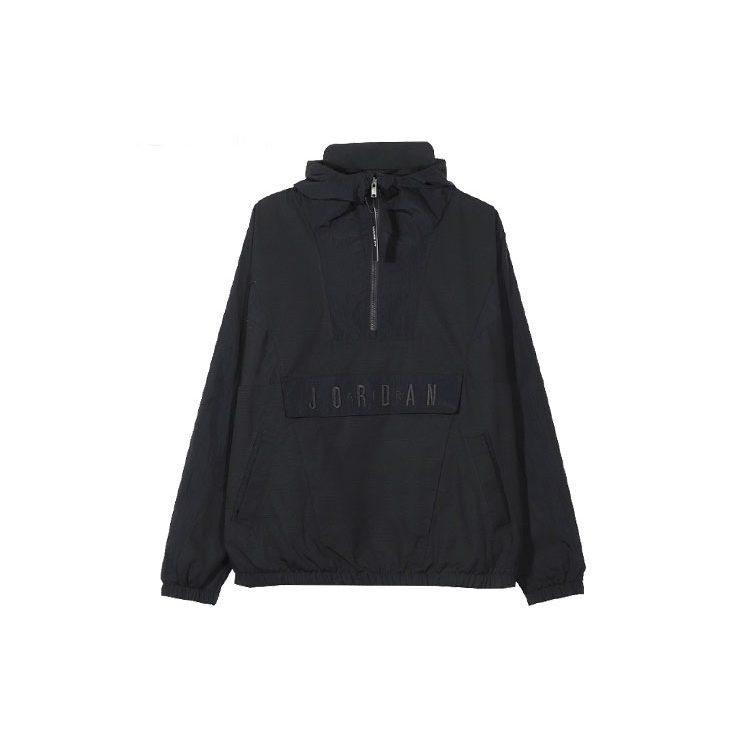 Jordan Sport Jackets Men's Black Hooded Moderate Other CD5729-084