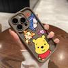 Winnie Pooh Friends Cute Phone Case For iPhone 17E 11 12 13 14 15 16 17 Pro Max Fundas 17 Air Plus 16e Mini Silicone Back Cover