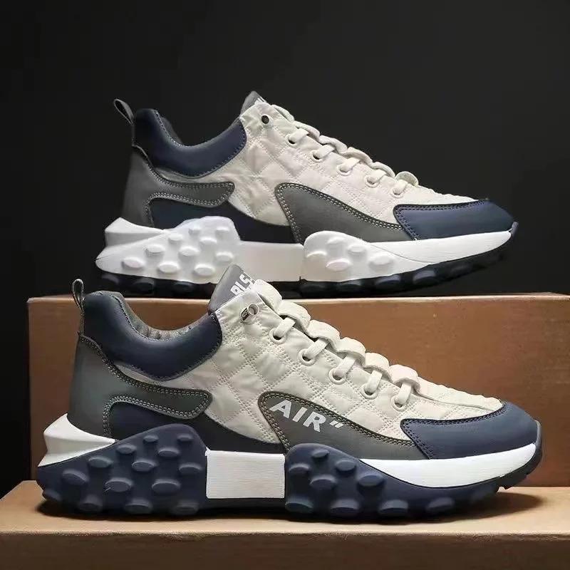 Men's Running Shoes High Quality Sneakers Fashion  Breathable Mens Vulcanized Shoes Outdoor Platform Men Casual Shoes