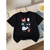 European Sizes Boys' T-shirt Crab Jellyfish Fish Shark Whale, Ideal for Outdoor Activities, Soft Knitted Top, Comfortable And Breathable