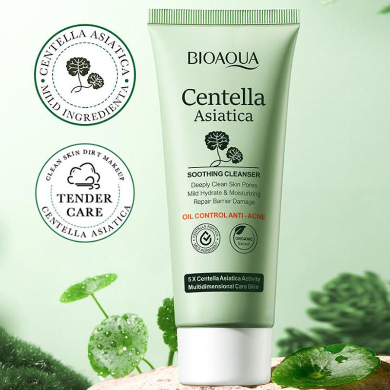Bioaoua Centella Asiatica Lenitivo e Riparatore Set da Sei Pezzi Schiarente Rassodante Anti-Età Set Bellezza Viso Skincare