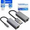 USB Type C Ethernet Adapter 1000Mbps USB 3.0 RJ45 Network Card for MacBook PC Windows XP 7 8 10 Android USB Lan Internet Cable
