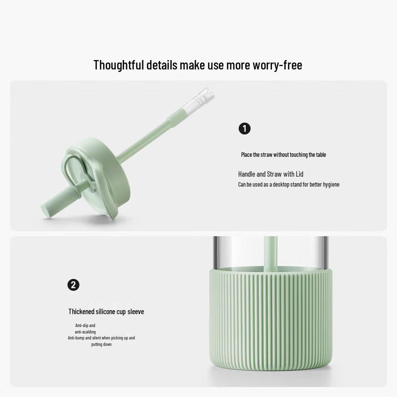 Buydeem Portable Glass Travel Mug