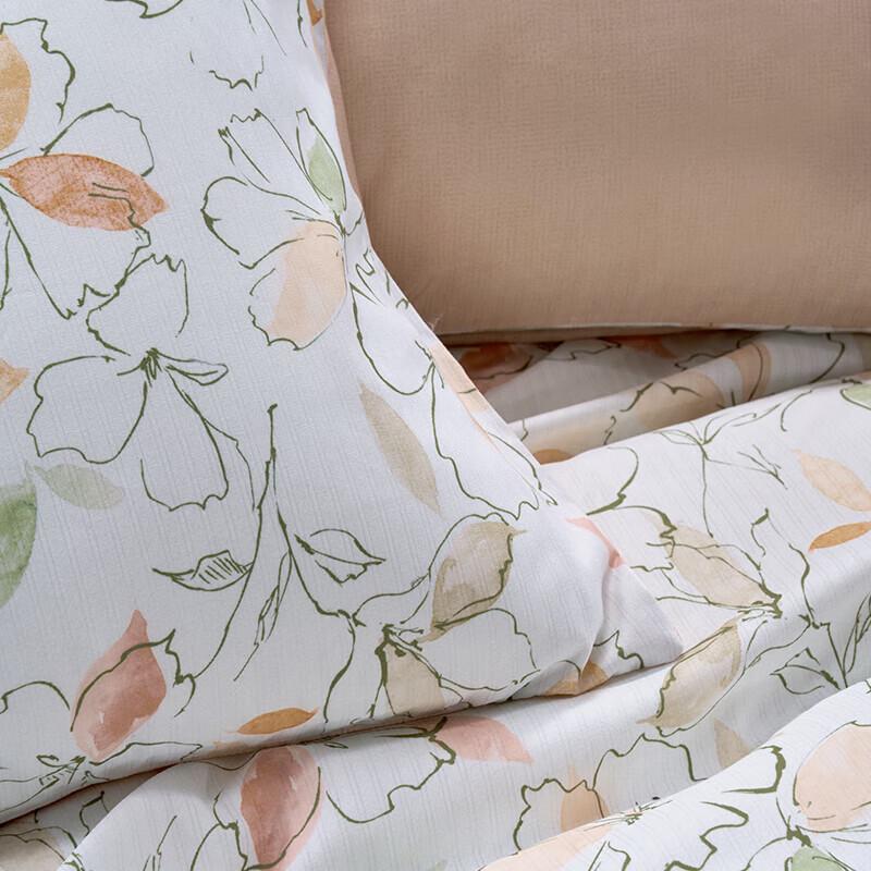 Mercury Home Textiles Orange Blossom Antibacterial Bedding Set