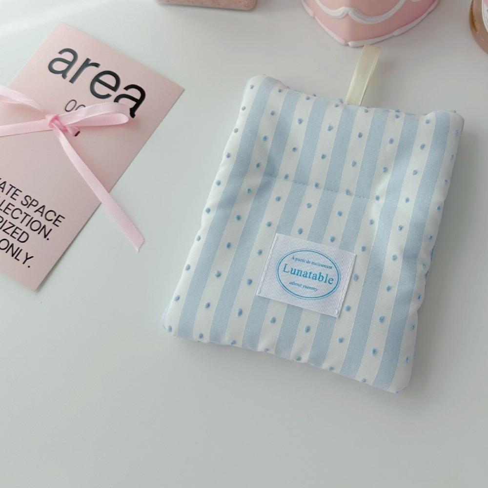Ins Style Grid Pattern Coaster Portable Cotton Cloth Insulation Pad Drink Coasters  Home Decoration