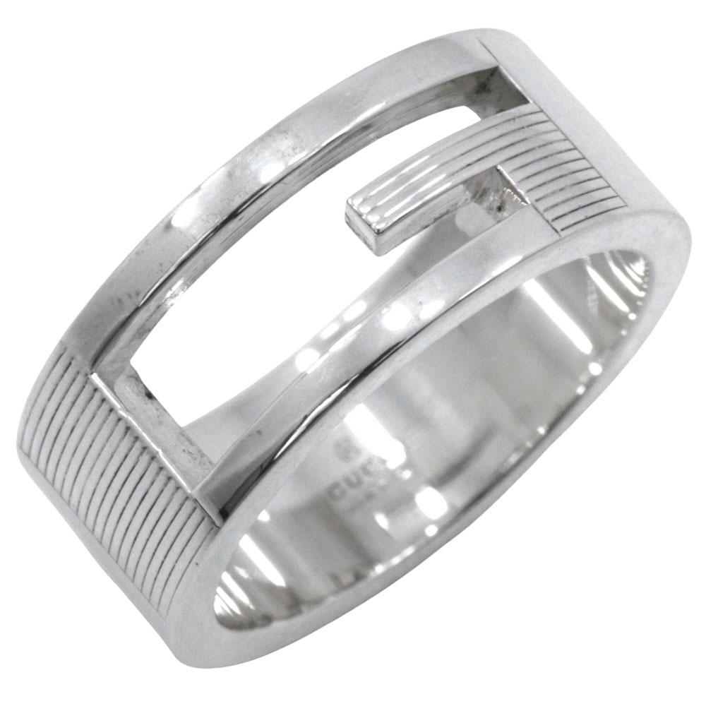 

GUCCI Branded G Ring Silver925 #6.6(US Size) 7.9g Women Used