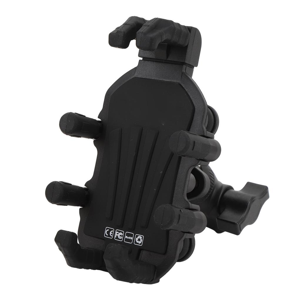 Motorcycle Fork Stem Phone Mount with Vibration Dampener High Speed Secure Lock Adjustable Mount