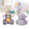 Artificial Cute Breathing Sloth Plush Toy Glow With Music Koala Gift Children