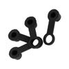Tbest 4x Black Rubber Brake Bleeder Nipple   Dust Cover 8mm Motorcycle
