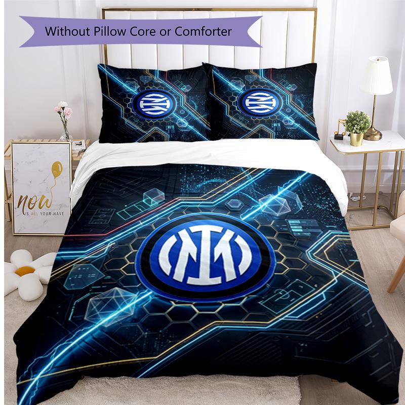 Set Biancheria da Letto 3 Pezzi con Stampa Pattern Borussia Dortmund Morbido Delicato sulla Pelle Lavabile Copripiumino e Federe Set Stagione Unica Camera da Letto