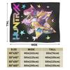 Huntrix Kpop Demon Hunters Knitted Blankets  Zoey Rumi Mira  Plush Throw Blanket Bed Sofa Printed Soft Warm Bedspreads