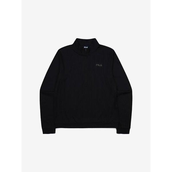 Fila Ribbed Half Zip Long Sleeve Tee