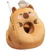 Super Soft Capybara Office Nap Pillow Double-sided Capybara Neck Pillow Hand Warmer Pillow  Office