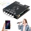 TDA7498E Bluetooth Amplifier Board 160W×2+220W Subwoofer 2.1 Channel Audio Receiver Power Amplifier Module w/ Treble and Bass Control for DIY Speakers