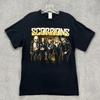 Scorpions T-Shirt Medium Schwarz Stadtbild Verrückte Welt Tour 2017 Unisex
