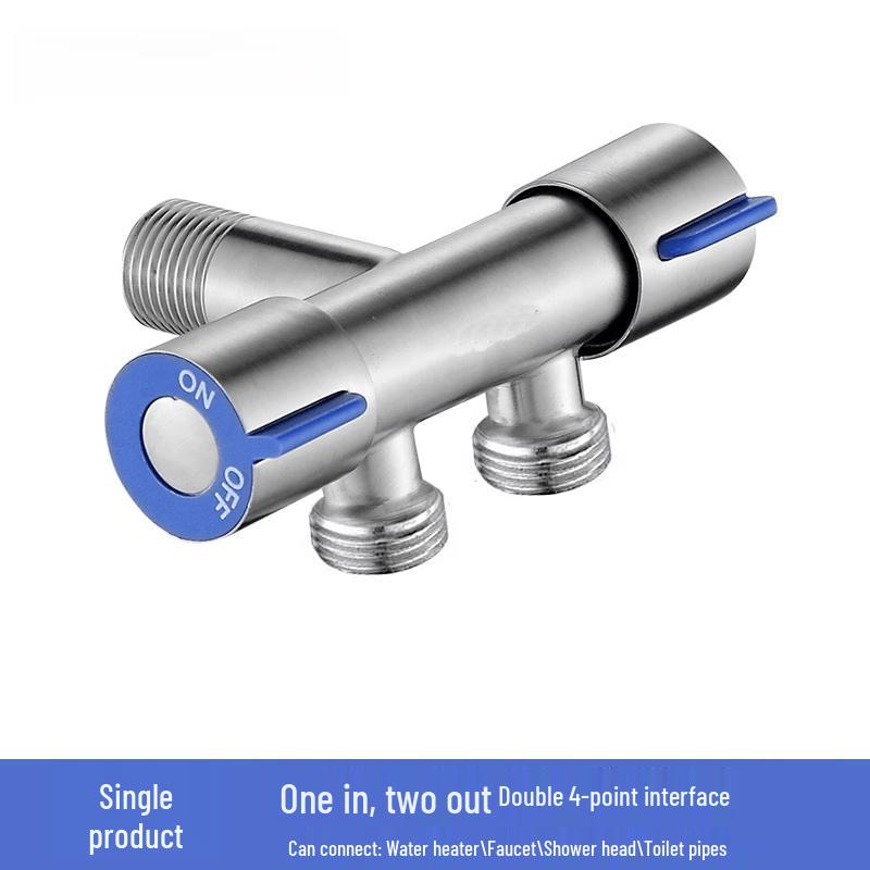 Washing Machine Dual Outlet Angle Valve 1/2 inch