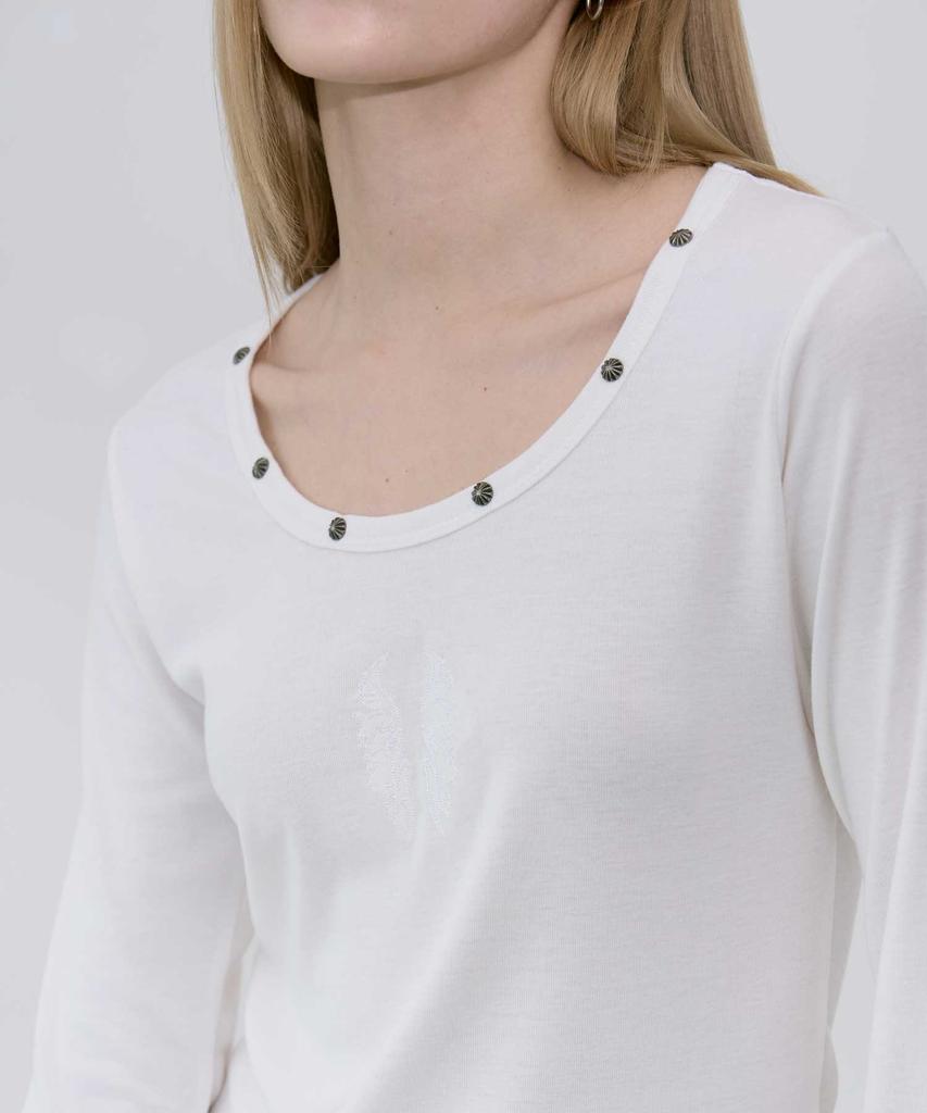 LEKIM Lwe U-Neck Long Sleeve (White)