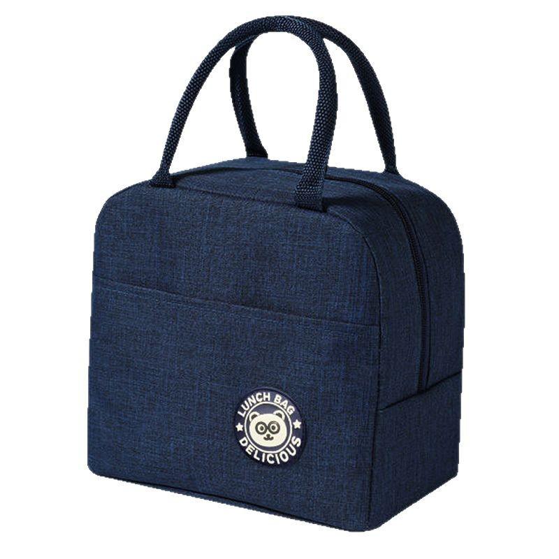 Insulated Lunch Tote: Waterproof & Oilproof Bento Carrier with Thick Aluminum Foil for Students & Office Workers