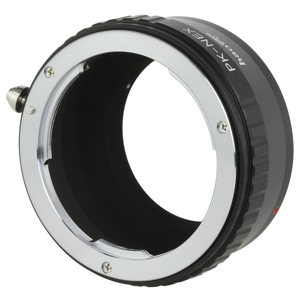 Haoge Lens Mount Adapter for Pentax K PK Mount Lenses to Sony NEX Including and VG20 E-Mount Cameras, NEX-3, NEX-5, NEX-5N, NEX-7, NEX-7N, NEX-C3,