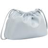 Calvin Klein Cute Drawstring Letter Embossed Shoulder Bag Women Bags Pearl-Blue DH3771-3UJ