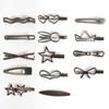 28Pcs/Set Y2K Silver Color Hairpins for Women Girls Star Hair Clip Multiple Styles Seamless Duckbill Clip Girls Hair Accessoires