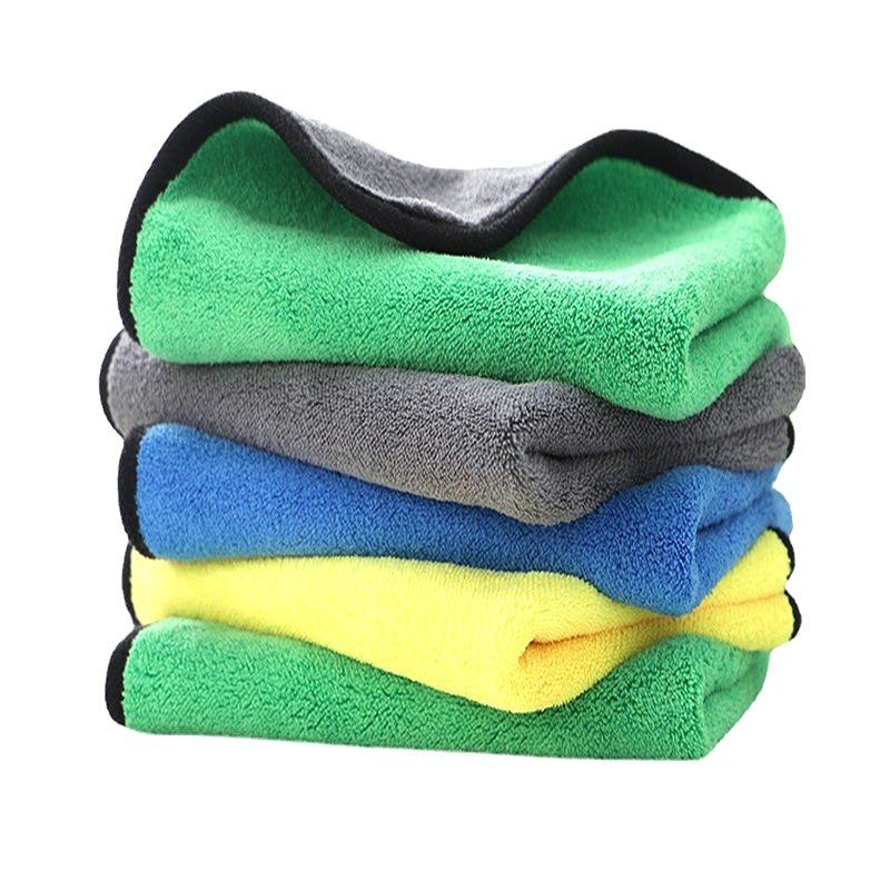 5PCs Microfiber Towel Thicken Car Wash Cloth Car Detailing Washing Cloth Colorful Car Washing Cloth Auto Cleaning Accessories