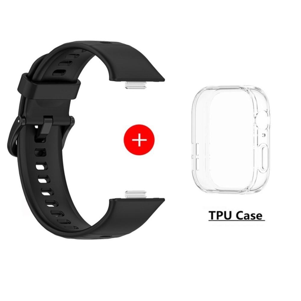 Sport Silicone Band+Case For Huawei Watch Fit 3 Strap Smartwatch Accessories Replacement Correas Bracelet for Huawei Watch Fit3