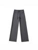 Women's Autumn Spicy Girl High-Waisted Knit Wide-Leg Pants - Versatile, Comfortable, Slimming, Casual, Floor-Length
