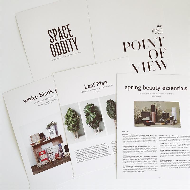 Nordic Minimalist Card Insert for Photography Backgrounds – English Page Design Prop