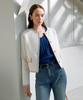 Rolarola Gold Button Tweed Jacket Ivory