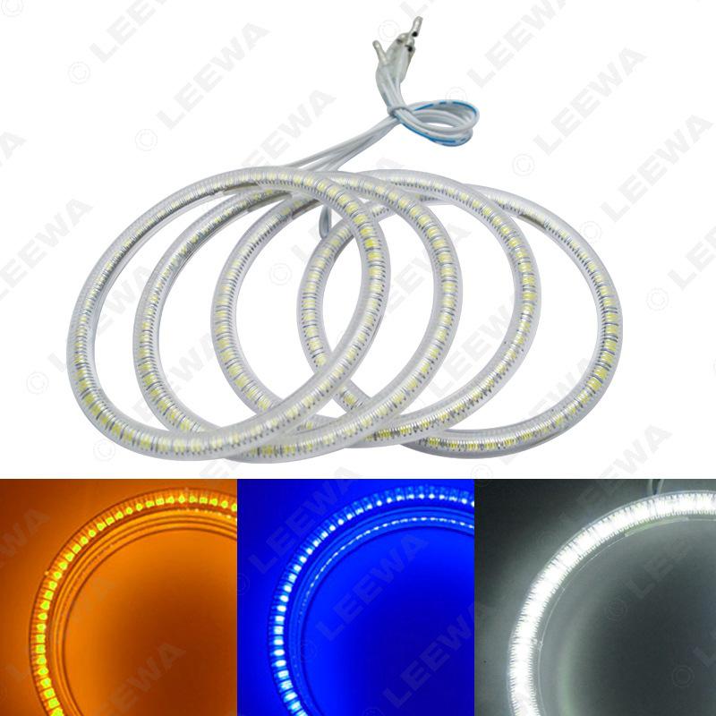 BMW E46 Coupe/Cabrio/Z3 SMD Angel Eye Halo Headlights with Cover