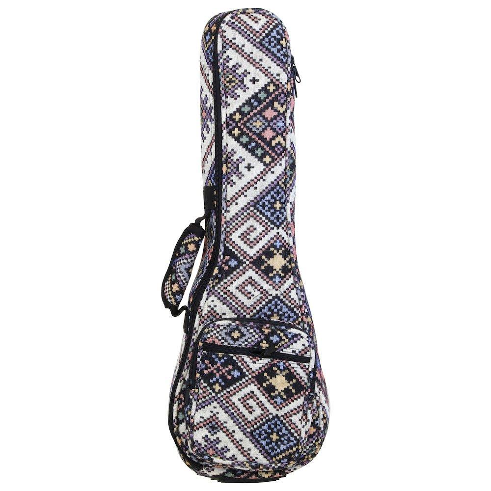 

ARIA Чехол для укулеле размера сопрано с этническим узором, подкладка 12 мм, узор B AEC-SU